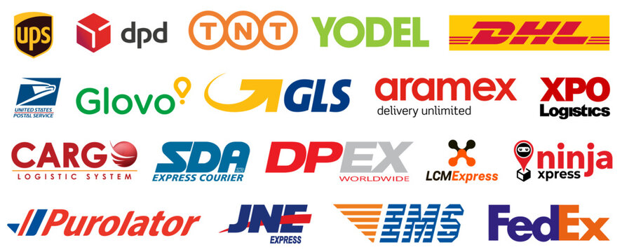 Worldwide shipping partners - UPS, DPD, DHL, FedEx, GLS and more