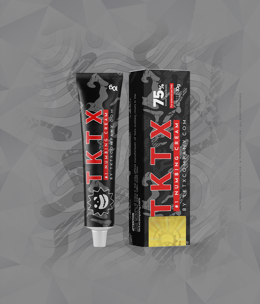 Black Classic TKTX - Stärkste Tattoo Creme – Langanhaltend | TKTX Numbing Cream